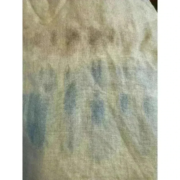 Inc International Concepts 100% Linen Frayed-Hem White Top Mariner Size M, - Picture 6 of 8